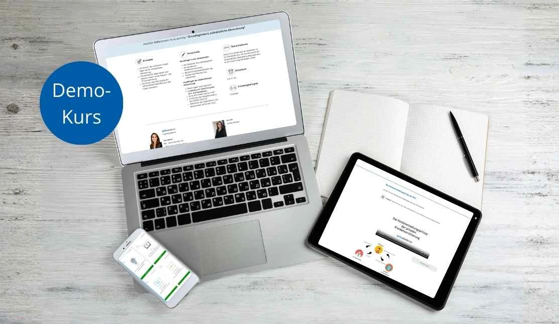 Demo-Kurs zahnärztliche Abrechnung auf Laptop, Tablet und Smartphone – Demo-Kurs Grundlagenkurs zahnärztliche Abrechnung BEMA GOZ | Spitta Akademie