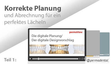 Die digitale Planung/der digitale Designvorschlag (permaView)